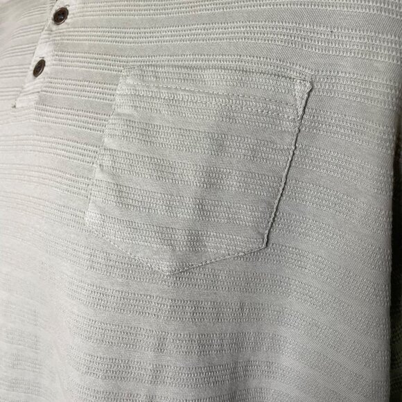 PX Mens Henly Striped Green Shirt Size 3XL Top u - Picture 10 of 10